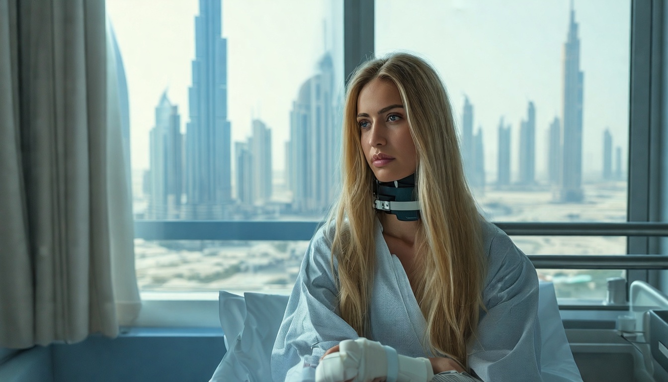 "Ukrainian OnlyFans Model Hospitalized in Dubai After Severe Injury"